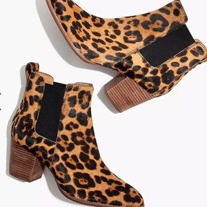 The Regan Boot in Leopard Calf Hair